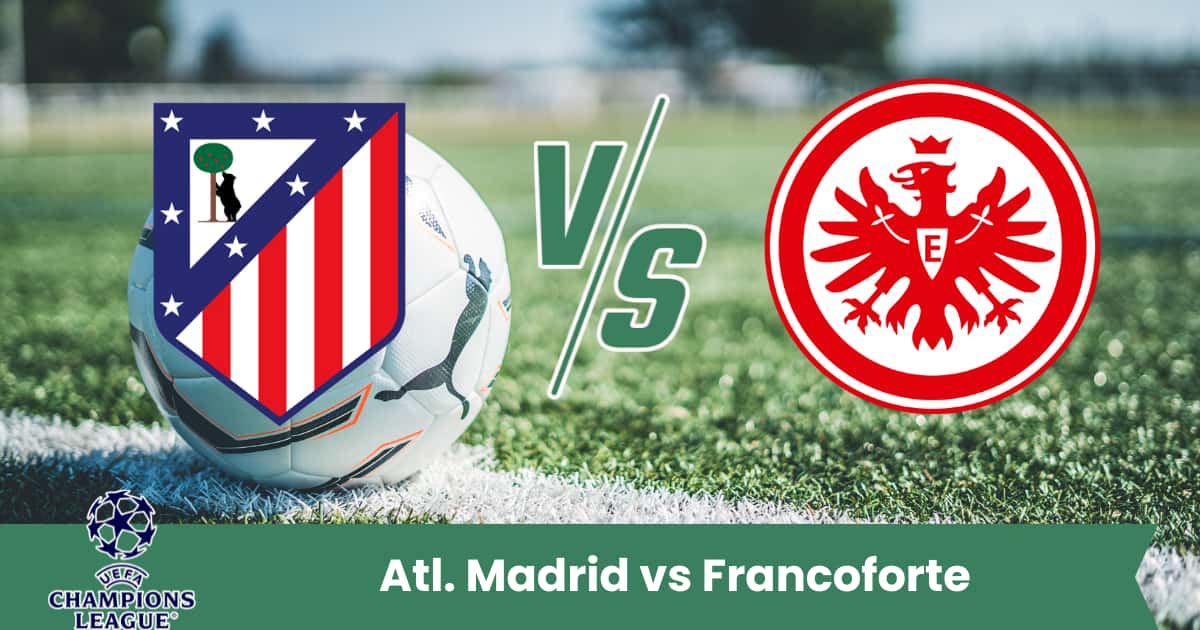 Atlético Madrid e Francoforte si affrontano nella fase a gironi di Champions League. I padroni di casa partono favoriti grazie all’esperienza europea e alla solidità difensiva, ma i tedeschi puntano a sorprendere in contropiede.