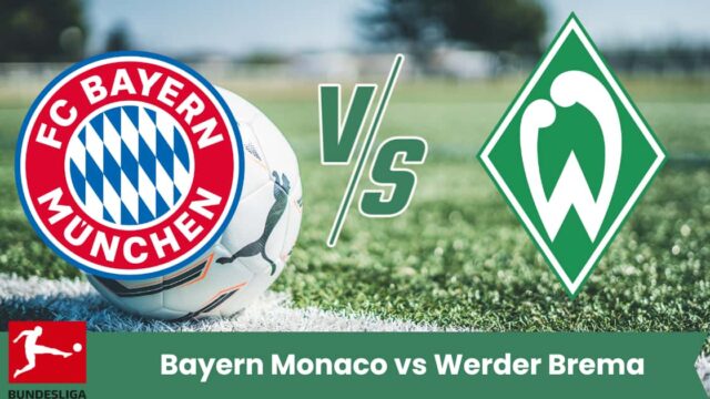 Il Bayern Monaco affronta il Werder Brema in una sfida di Bundesliga che promette gol ed emozioni. I bavaresi partono favoriti, ma il Brema cercherĆ di sorprendere in contropiede.