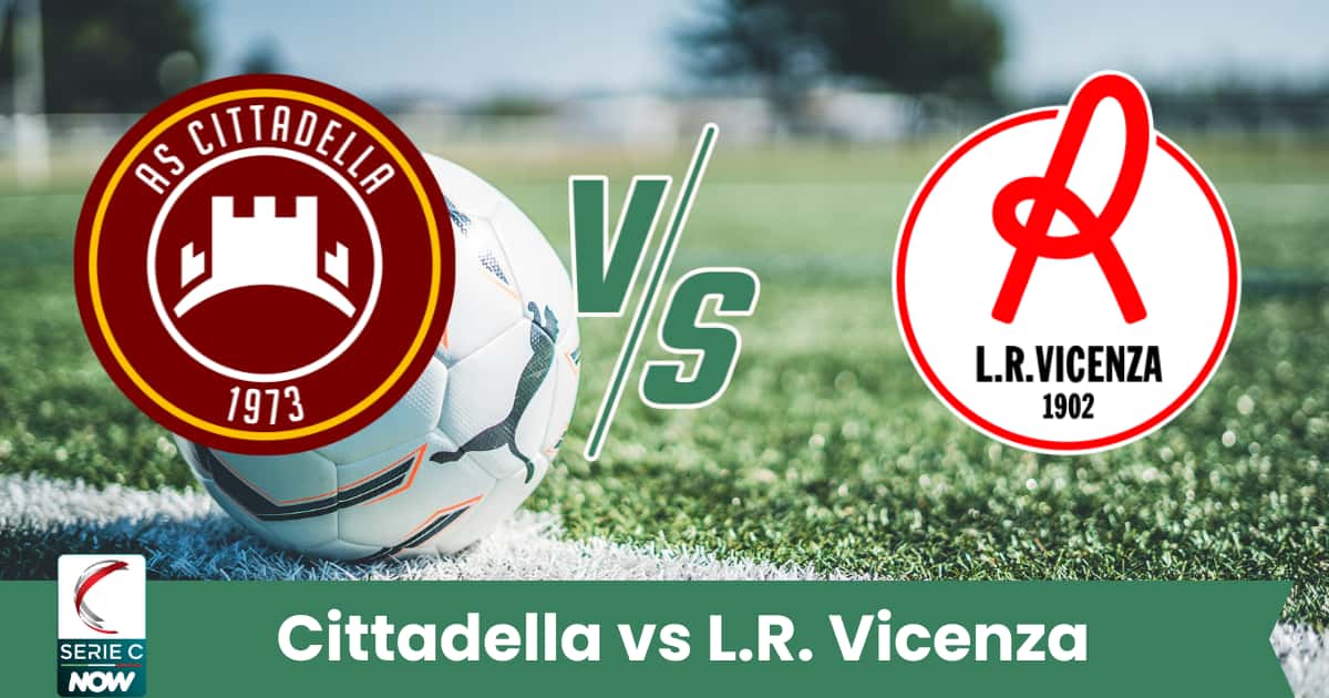 Il 15 settembre alle 14:30 in Serie C - Girone A si gioca Cittadella vs L.R. Vicenza. Una sfida veneta ricca di tensione: il Cittadella cercherà solidità in casa, mentre il Vicenza punta su esperienza e qualità offensiva. Pronostico: X2 o Under 2.5 gol.