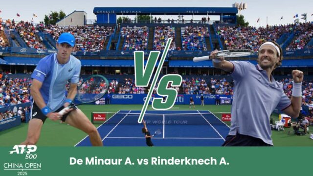 Sfida avvincente a Pechino tra Alex De Minaur e Arthur Rinderknech. L’australiano punta sulla velocità e sulla solidità da fondo campo, mentre il francese cercherà di imporsi con il servizio.