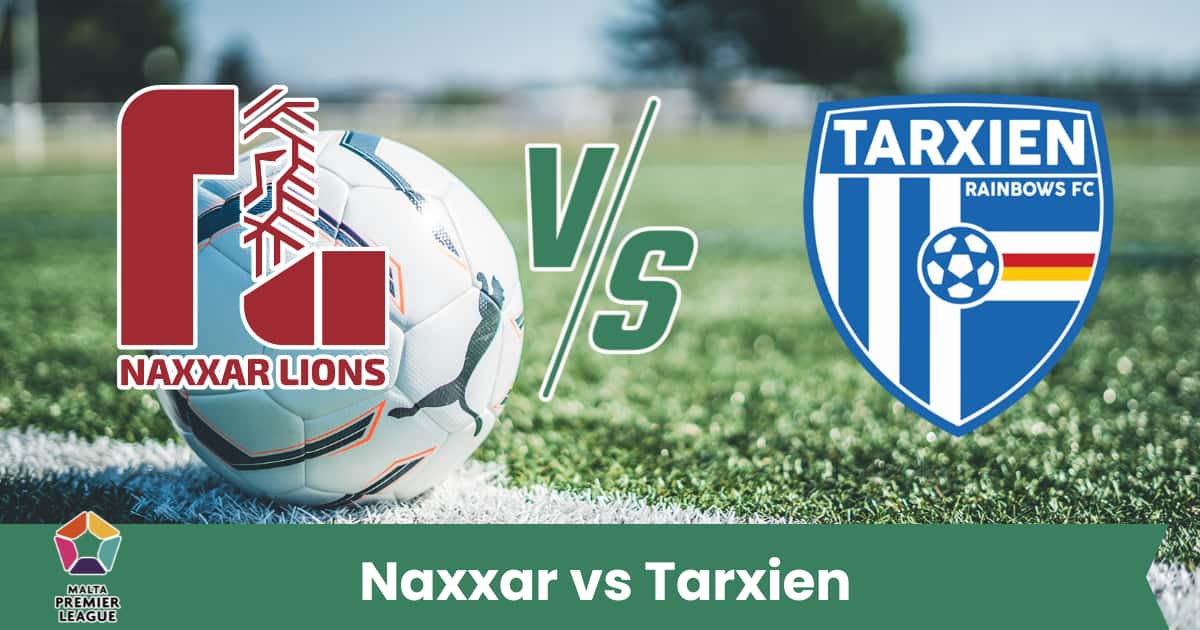 In Malta Premier League, il Naxxar cerca punti preziosi davanti al suo pubblico, mentre il Tarxien proverà a colpire in contropiede. Match equilibrato ma con lieve vantaggio per i padroni di casa.