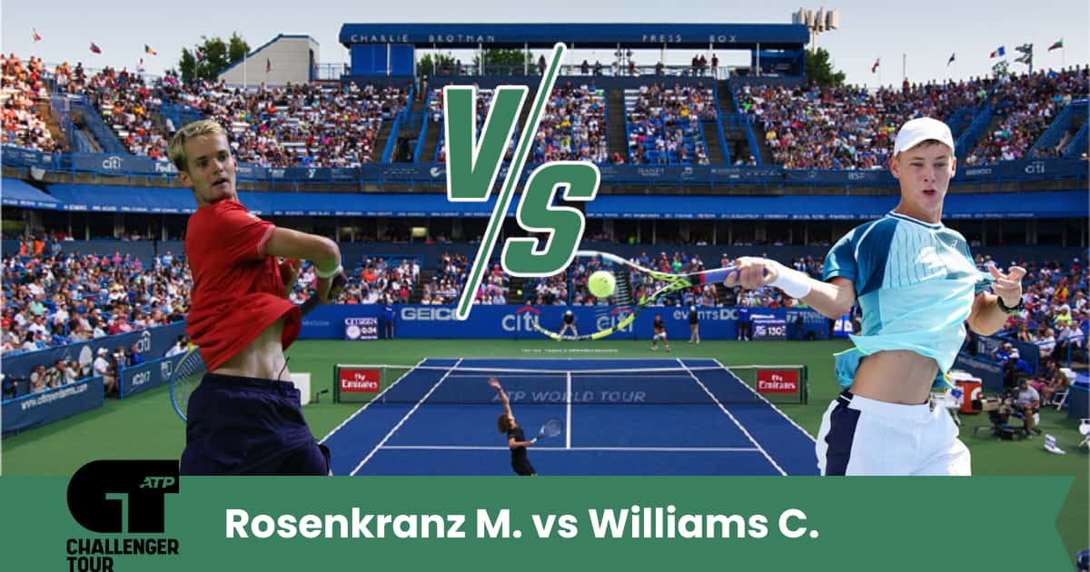 Pronostico tennis Challenger Las Vegas Rosenkranz vs Williams.