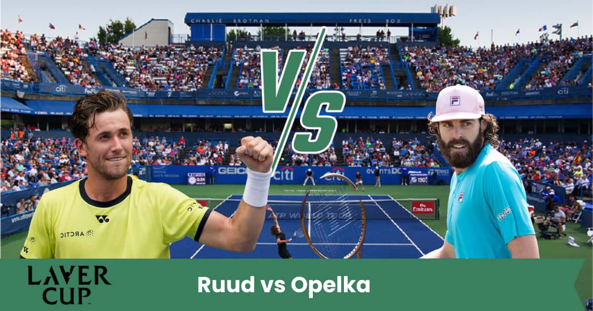 Nella Laver Cup del 19 settembre 2025, Casper Ruud affronta Reilly Opelka sul cemento indoor. Il norvegese punta sulla solidità da fondo campo, mentre l’americano cercherà di sfruttare il suo servizio devastante.
