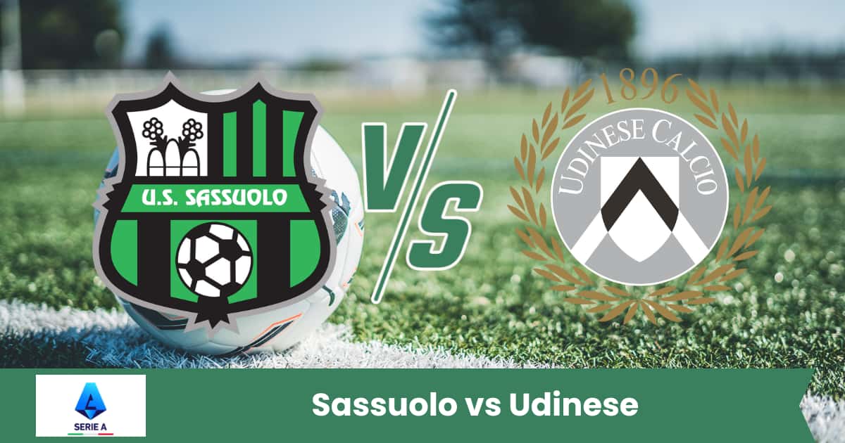 Sfida equilibrata in Serie A: il Sassuolo ospita l’Udinese in un match dove entrambe le squadre cercheranno punti fondamentali. Attacchi vivaci e difese fragili potrebbero regalare spettacolo e tanti gol.