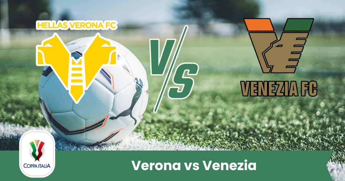 Sfida veneta in Coppa Italia: Verona e Venezia si affrontano per un posto al turno successivo. I gialloblù partono favoriti, ma i lagunari puntano a sorprendere con intensità e ripartenze rapide.