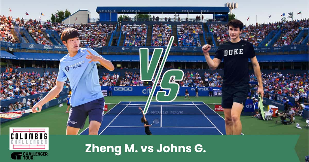 Sfida equilibrata al Challenger di Columbus: Zheng punta sulla costanza, Johns sull’aggressività. Pronostico: Zheng favorito leggermente, Over 22.5 game possibile.