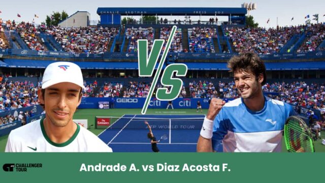Sfida sulla terra rossa di Cali tra Andrade e Díaz Acosta, due giocatori dal talento sudamericano pronti a contendersi la vittoria nel Challenger 2025.