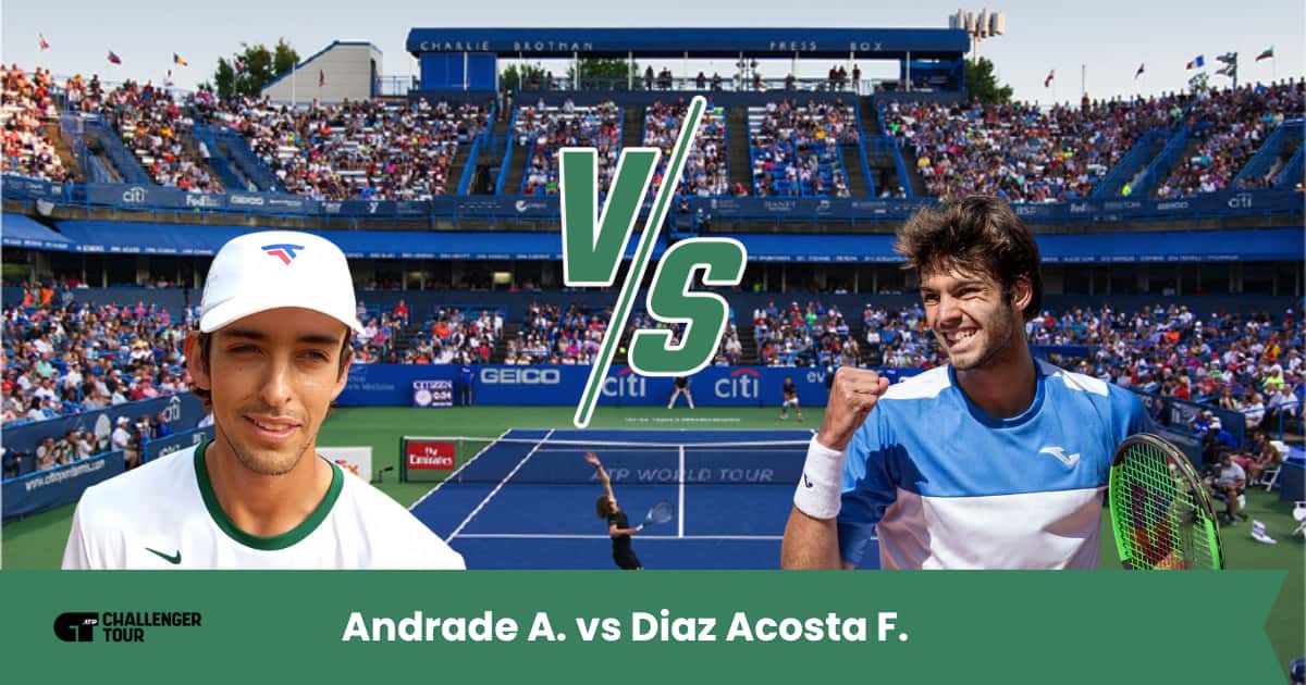 Sfida sulla terra rossa di Cali tra Andrade e Díaz Acosta, due giocatori dal talento sudamericano pronti a contendersi la vittoria nel Challenger 2025.