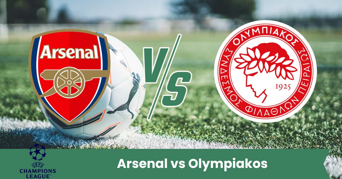 L’Arsenal debutta in Champions League contro l’Olympiakos il 1° ottobre 2025. I Gunners arrivano in gran forma con 4 vittorie nelle ultime 5 partite e una media di 2,2 gol segnati a gara.