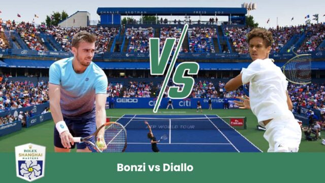 Il 3 ottobre a Shanghai si sfidano Bonzi e Diallo in un match equilibrato. L’esperienza del francese contro la potenza del canadese promette spettacolo.