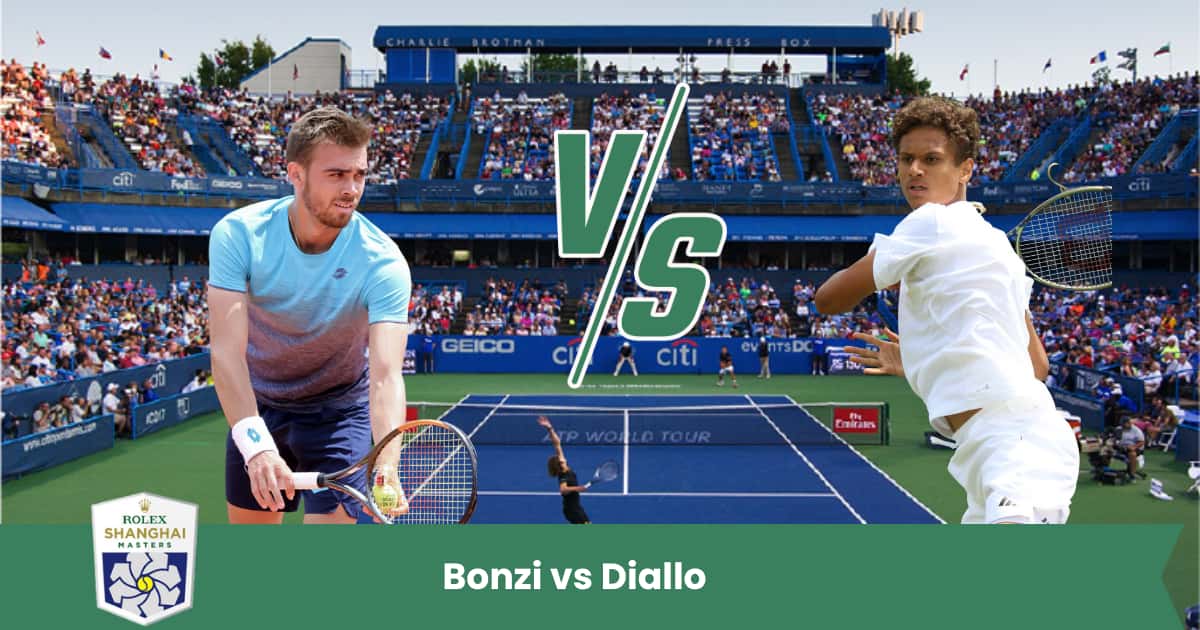 Il 3 ottobre a Shanghai si sfidano Bonzi e Diallo in un match equilibrato. L’esperienza del francese contro la potenza del canadese promette spettacolo.