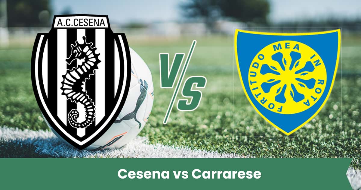Cesena e Carrarese si affrontano in Serie B in una sfida equilibrata: i romagnoli cercano riscatto in casa, mentre i toscani puntano a prolungare la loro striscia positiva.