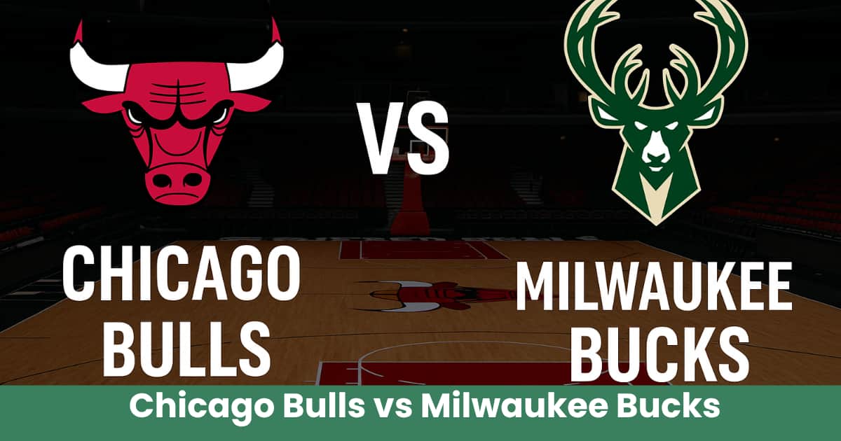 Immagine promozionale della partita NBA tra Chicago Bulls e Milwaukee Bucks del 12 ottobre 2025.