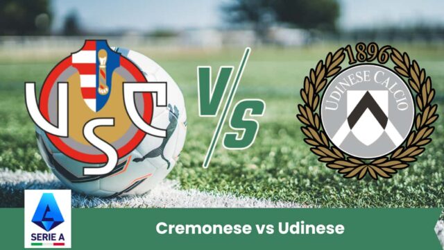 Sfida equilibrata tra Cremonese e Udinese in Serie A: i friulani partono favoriti grazie alla loro solidità offensiva, ma la Cremonese in casa può sorprendere.