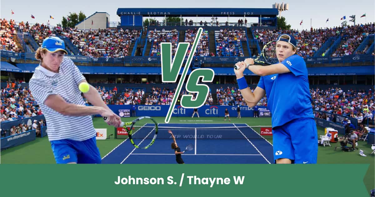 Johnson e Thayne pronti a brillare nel doppio del Challenger di Fairfield 2025 sul cemento americano.