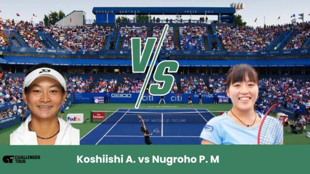 Sfida equilibrata tra Koshiishi A. e Nugroho PM nel Challenger Donne di Jinan : tecnica contro potenza sul cemento cinese.