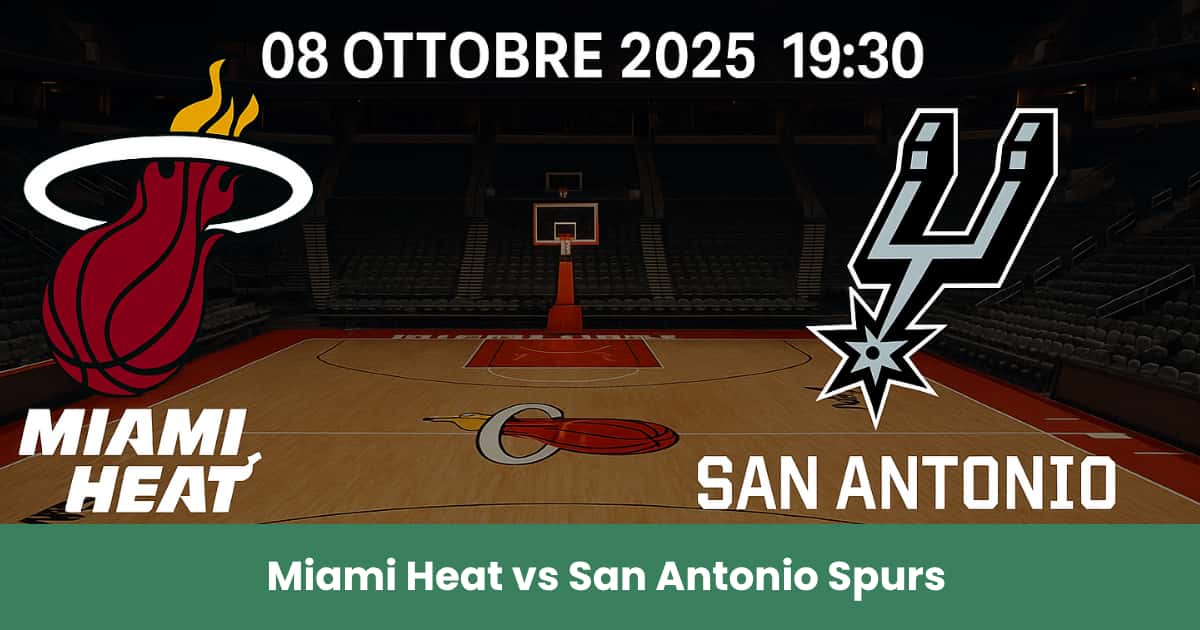 Miami Heat e San Antonio Spurs si affrontano in una sfida di preparazione NBA ricca di intensità e talento, con Butler e Wembanyama protagonisti.