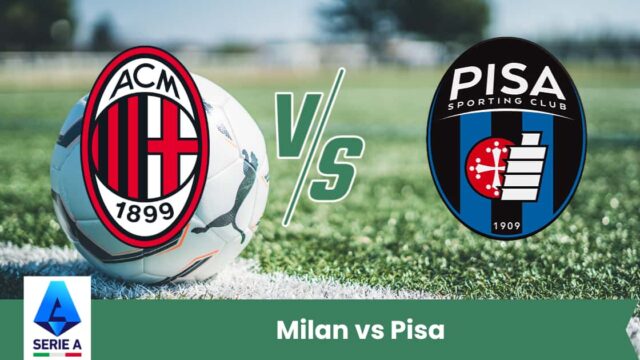 Pronostico Serie A: Milan favorito contro il Pisa, con analisi statistica e previsione numerica del match del 24 ottobre 2025.