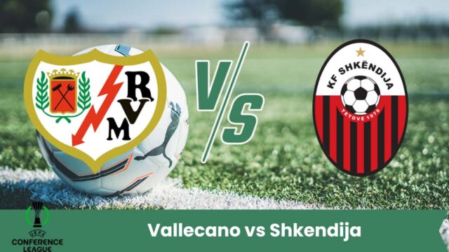 Vallecano favorito contro lo Shkendija nella Conference League del 2 ottobre 2025: pronostico 2-1 con opzione Over 2.5 gol.